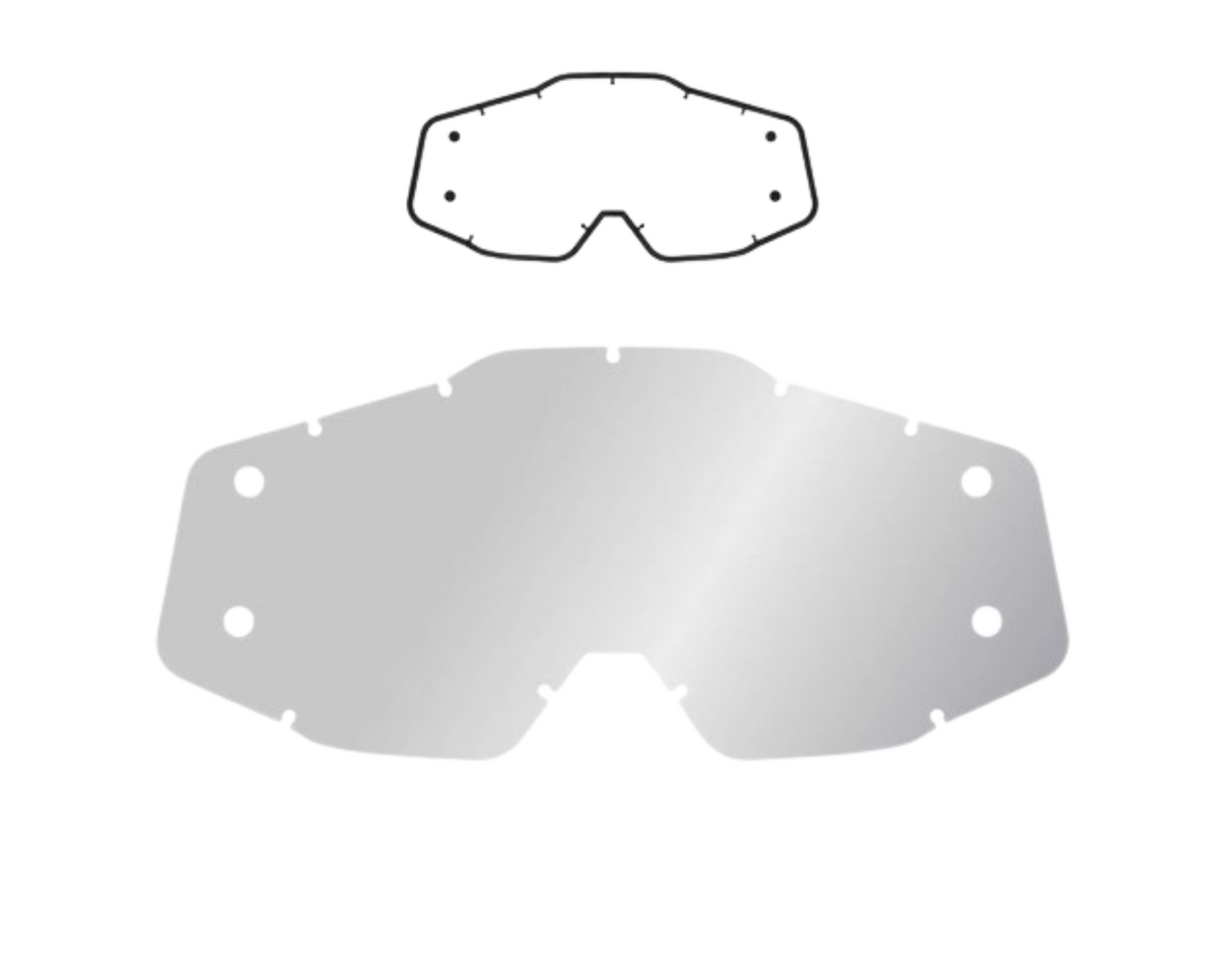 ARMOR VISION IMPACT LENS 100% GEN1 ROLL OFF CLEAR