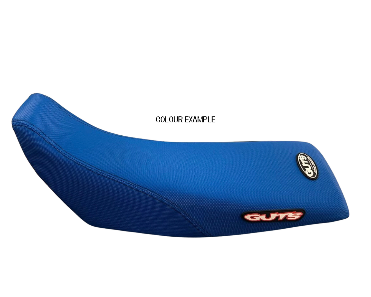 GUTS RIBBED SEAT COVER KAWASAKI KX125/KX250 88-89 KX500 88-04 RM BLUE/RM BLUE/RM BLUE