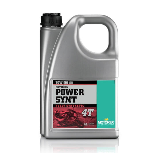 MOTOREX POWER SYNT 4T 10W50 4L 4 STROKE OIL