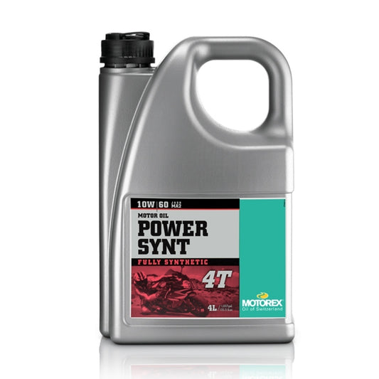 MOTOREX POWER SYNT 4T 10W60 4L 4 STROKE OIL