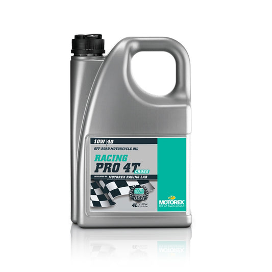 MOTOREX RACING PRO 4T 10W40 CROSS 4L 4 STROKE OIL