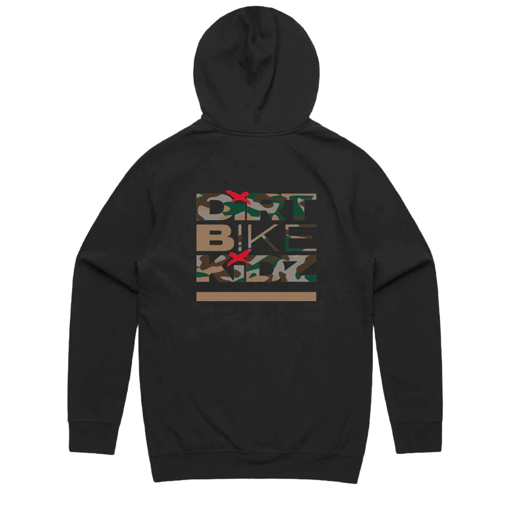 DIRT BIKE KIDZ CAMO SHOVELS HOODIE