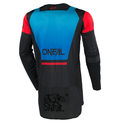 ONEAL 2025 LE PRODIGY BLACK/RED/BLUE GEAR SET