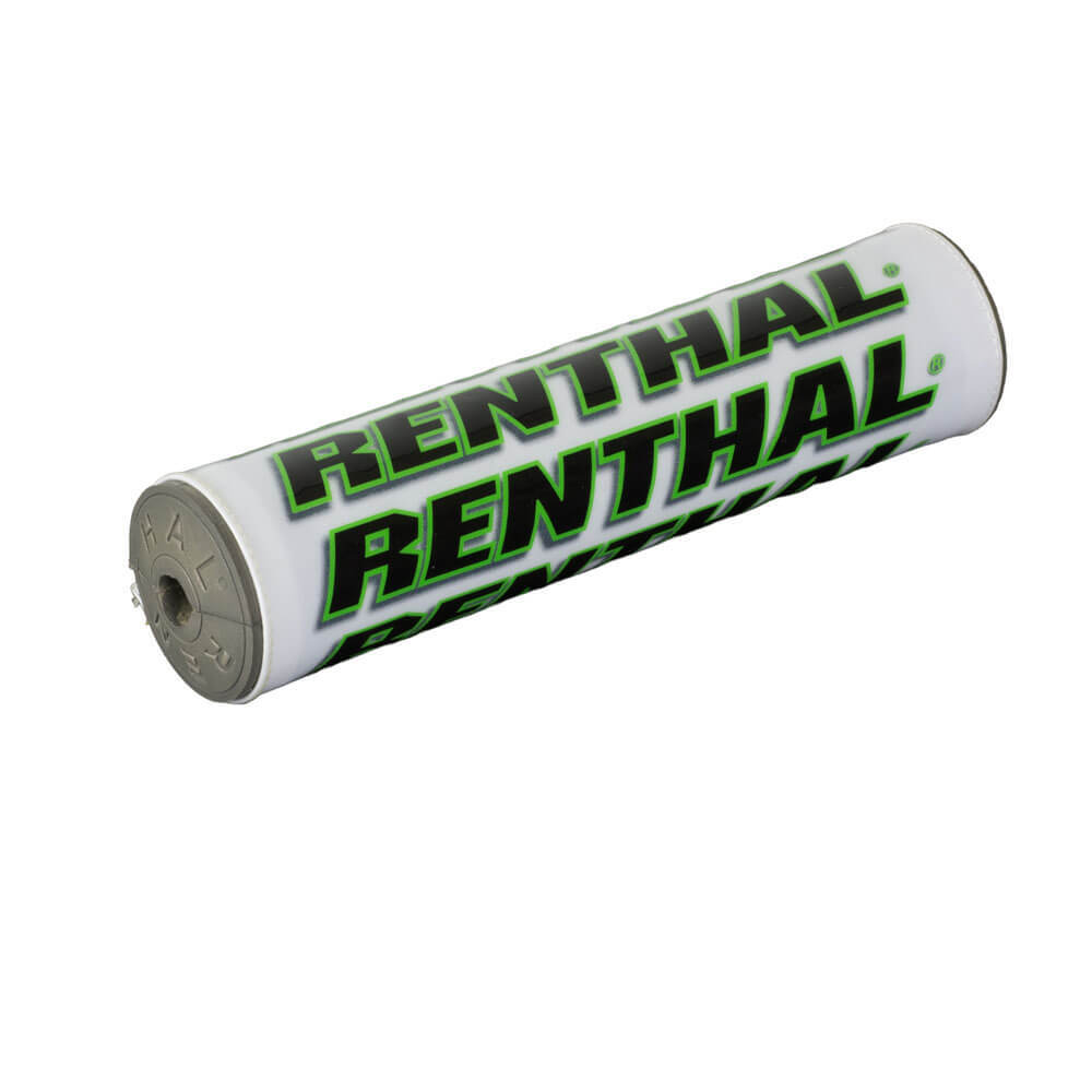 RENTHAL MINI SX 8.5" WHITE/GREEN BAR PAD