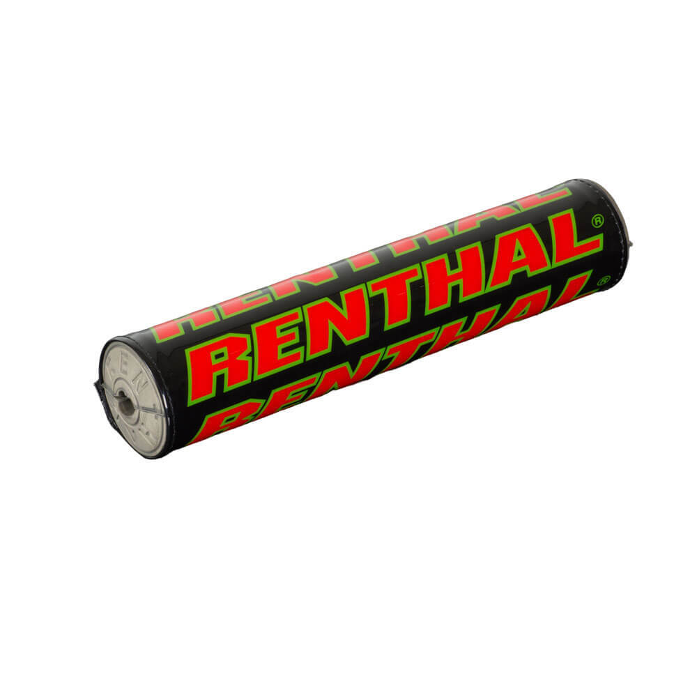 RENTHAL SX 10" TEAM ISSUE BLACK/RED/GREEN BAR PAD