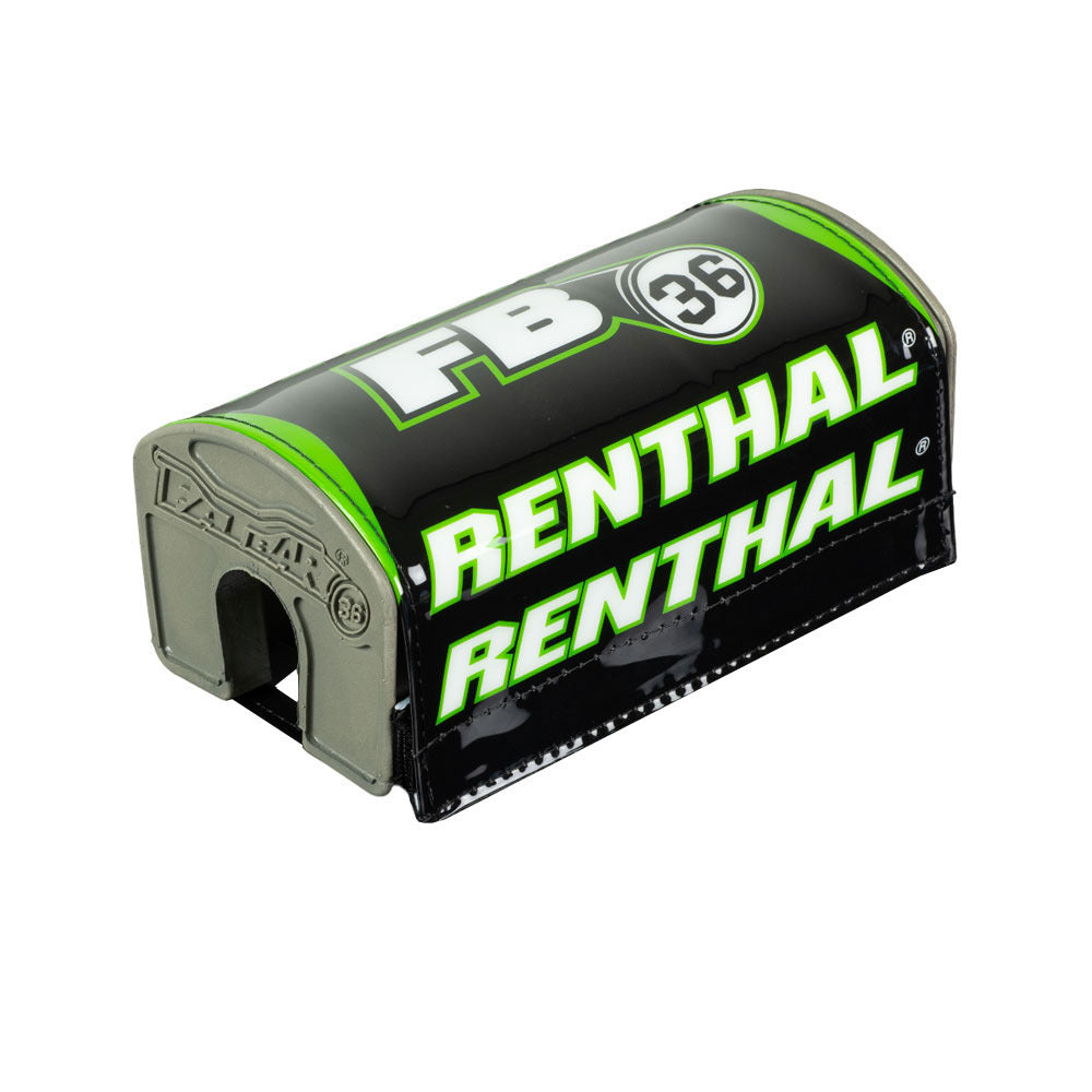 RENTHAL FATBAR36 BLACK/GREEN/WHITE BAR PAD