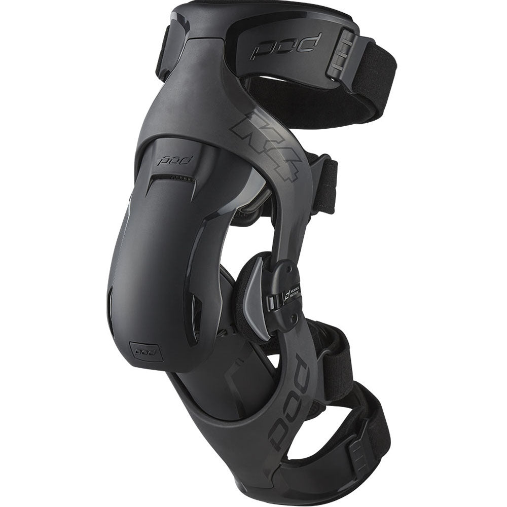 POD K4 2.0 GRAPHITE/BLACK YOUTH LEFT KNEE BRACE