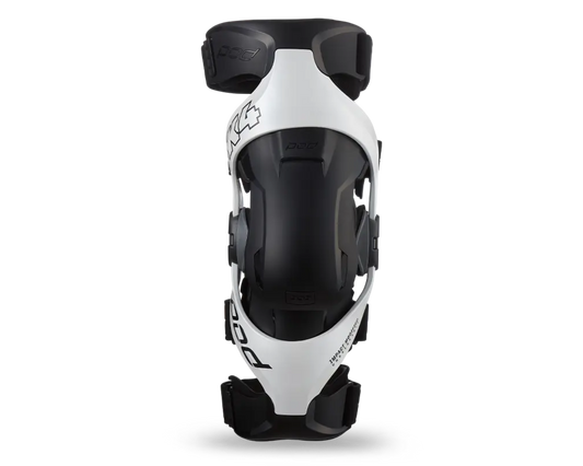 POD K4 2.0 WHITE/BLACK RIGHT KNEE BRACE