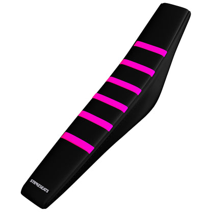 STRIKE SEATS RIBBED SEAT COVER YAMAHA YZ125/YZ250 22-25 YZ125X/YZ250X 23-25 PINK/BLACK/BLACK