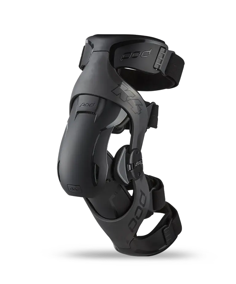 POD K4 2.0 GRAPHITE/BLACK KNEE BRACE SET