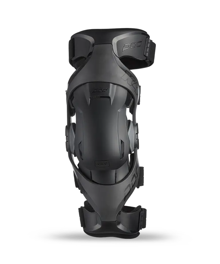 POD K4 2.0 GRAPHITE/BLACK KNEE BRACE SET