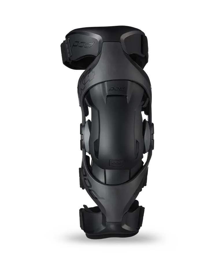 POD K4 2.0 GRAPHITE/BLACK KNEE BRACE SET