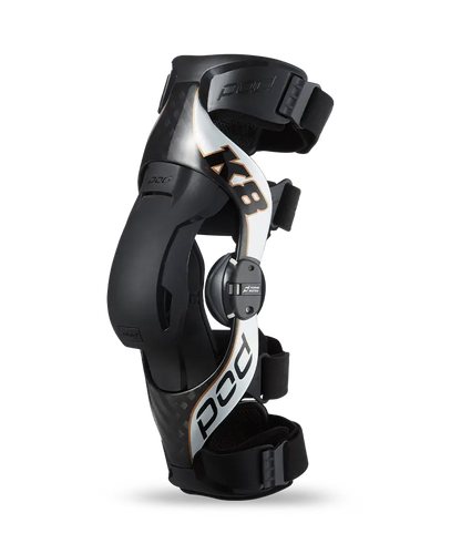 POD K8 2.0 CARBON/SILVER KNEE BRACE SET