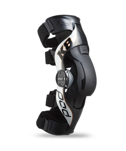 POD K8 2.0 CARBON/SILVER KNEE BRACE SET