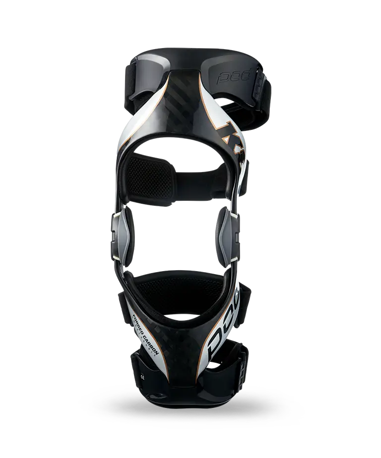 POD K8 2.0 CARBON/SILVER KNEE BRACE SET