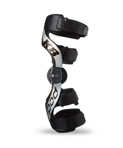 POD K8 2.0 CARBON/SILVER KNEE BRACE SET