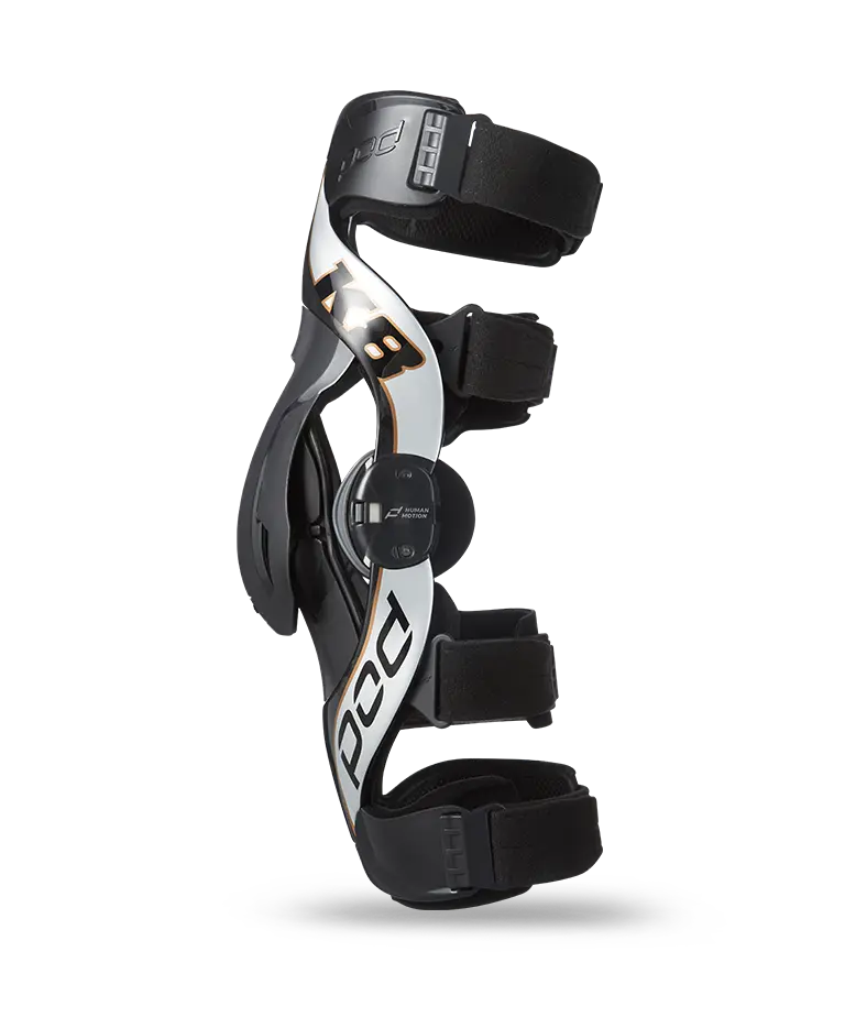 POD K8 2.0 CARBON/SILVER KNEE BRACE SET