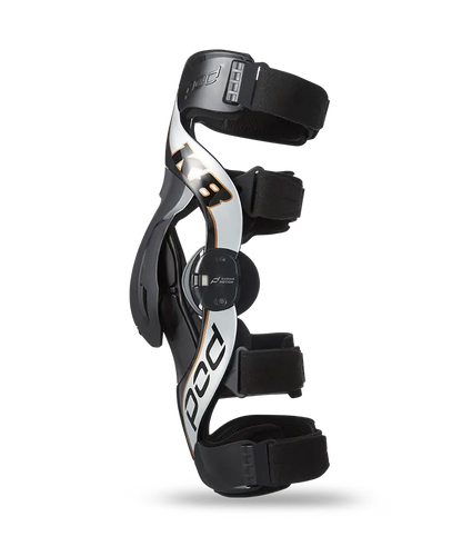 POD K8 2.0 CARBON/SILVER KNEE BRACE SET