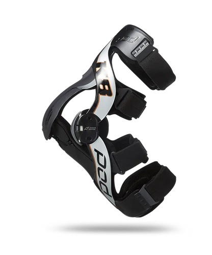 POD K8 2.0 CARBON/SILVER KNEE BRACE SET