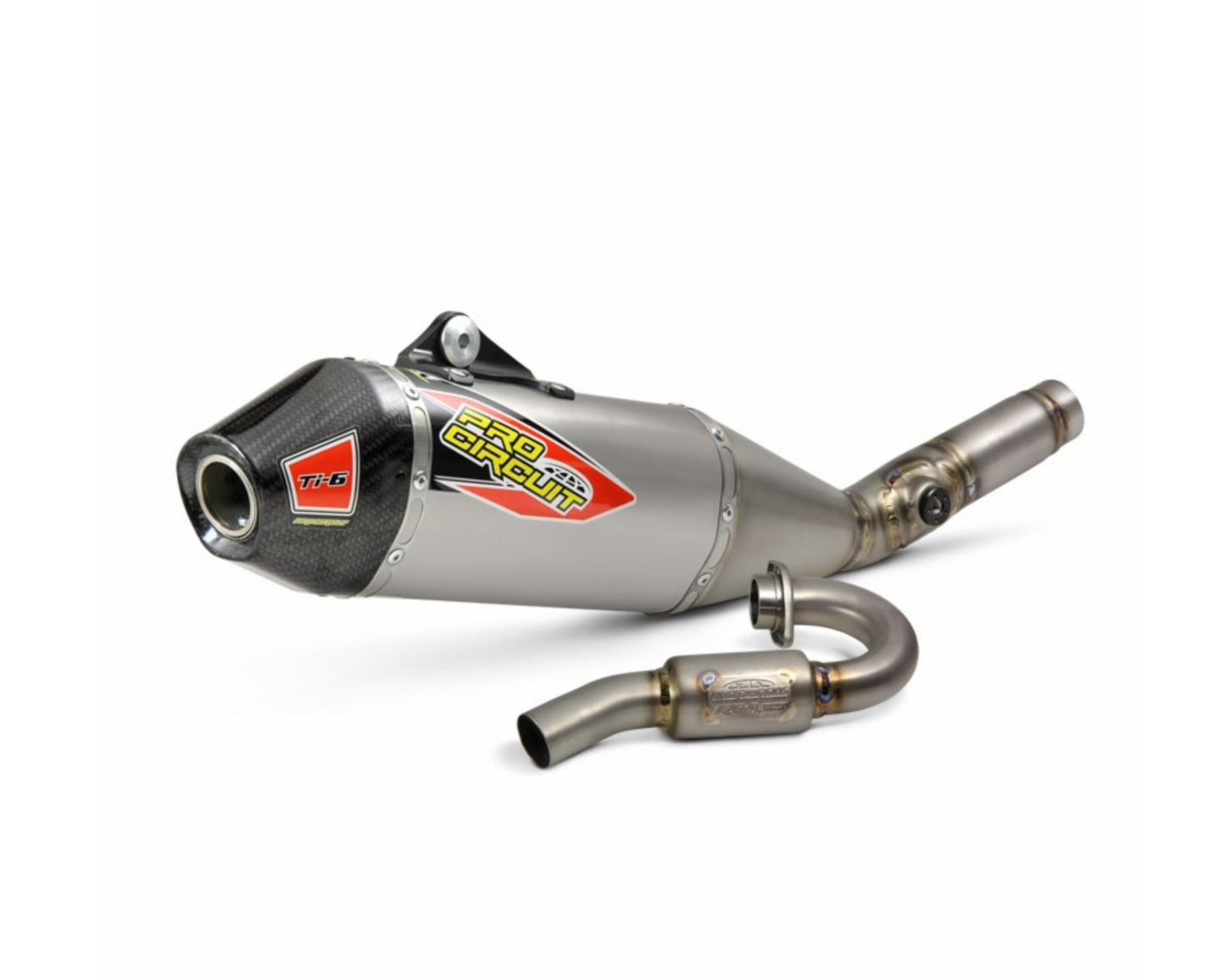 PRO CIRCUIT KAWASAKI KX250F/KX250X 21-24 Ti-6 TITANIUM FULL SYSTEM WITH CARBON END CAP