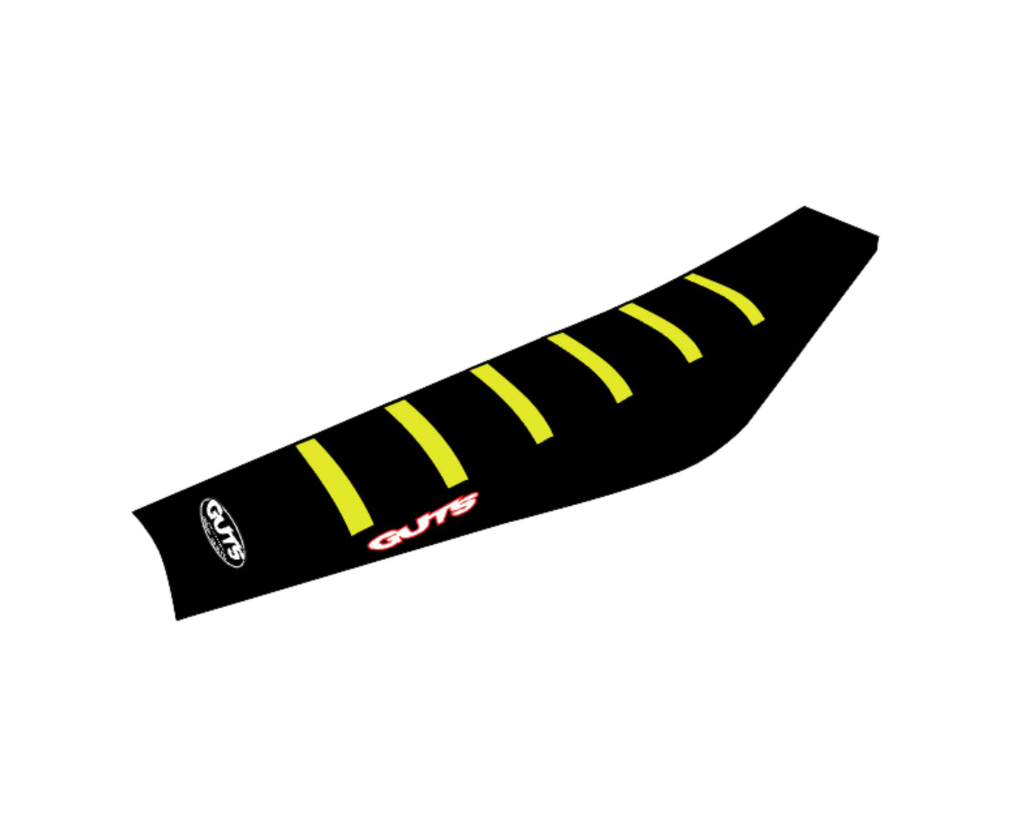 GUTS RIBBED SEAT COVER TRIUMPH TF 250-X 24-25 NEON YELLOW/BLACK/BLACK