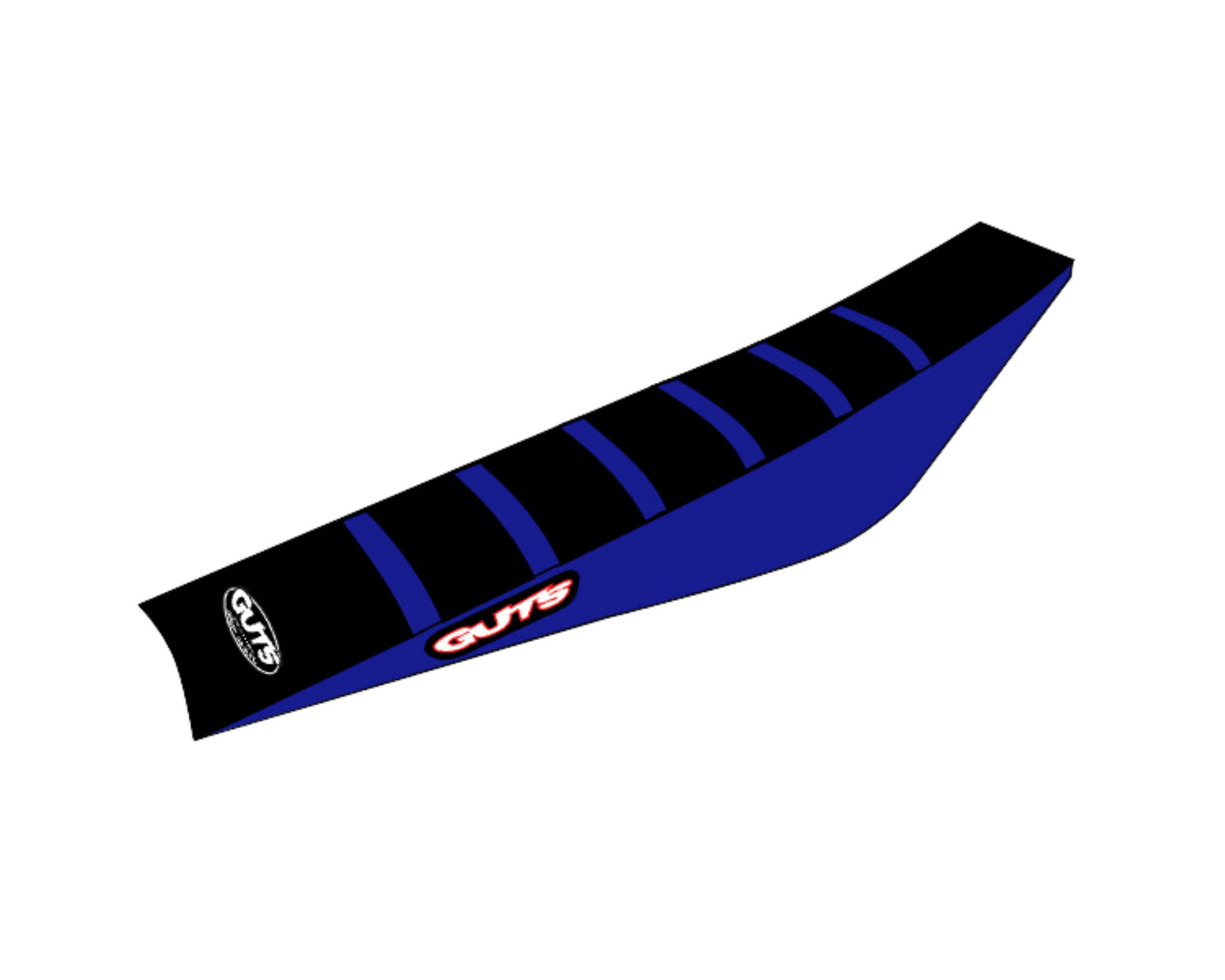 GUTS RIBBED SEAT COVER YAMAHA YZ450F 23-25 YZ250F/YZ450FX/WR450F 24-25 YZ250FX/WR250F 2025 BLUE/BLUE/BLACK