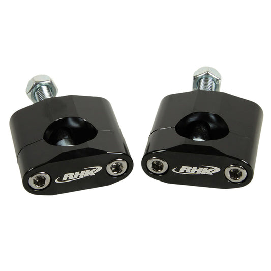 RHK 10MM BOLT BLACK 1-1/8" HANDLEBAR MOUNTS/RISERS