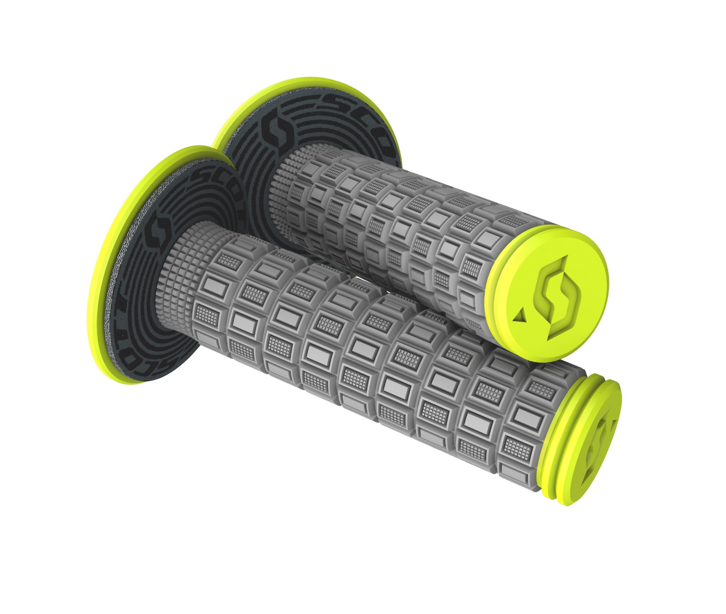 SCOTT MELLOW GREY/NEON YELLOW GRIPS