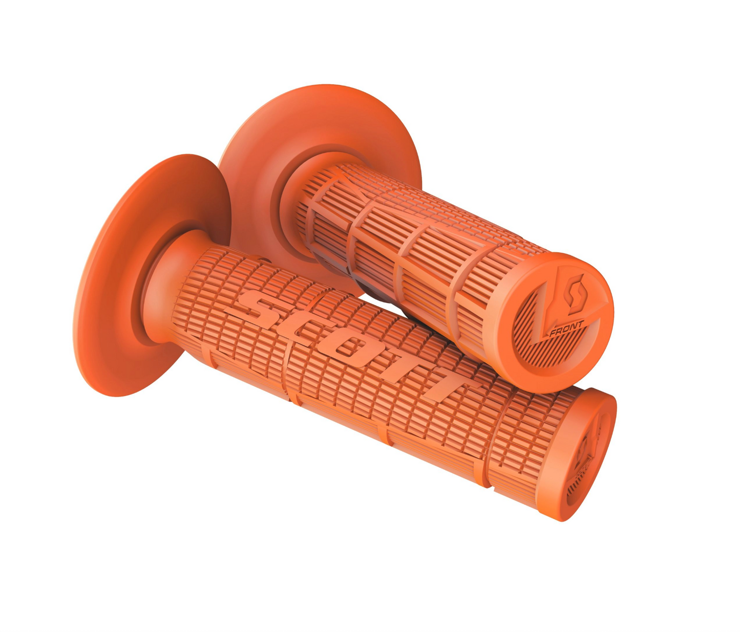 SCOTT RADIAL HALF WAFFLE ORANGE GRIPS