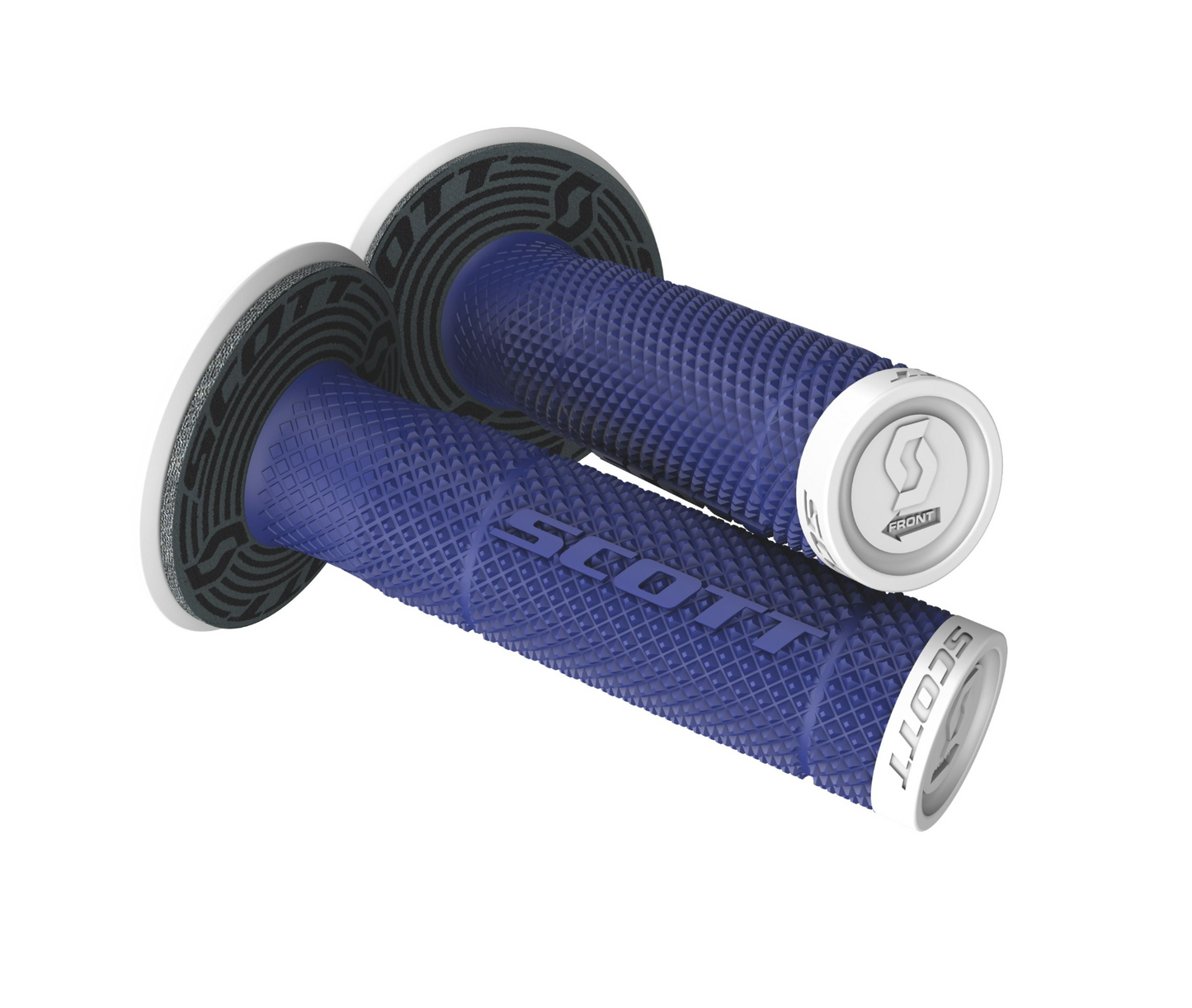 SCOTT SX II BLUE/WHITE GRIPS