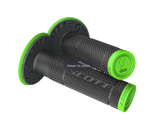 SCOTT SX II BLACK/NEON GREEN GRIPS