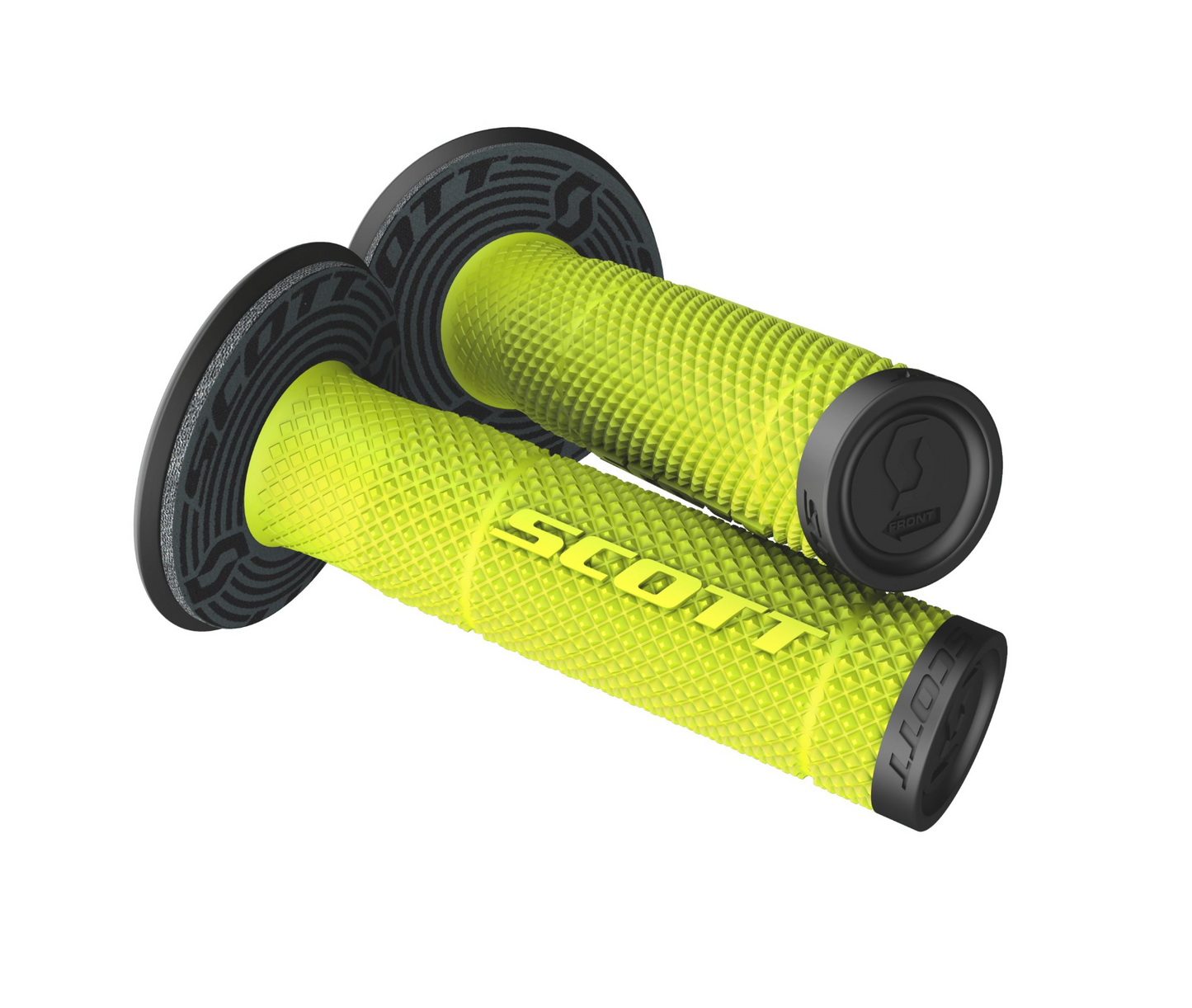 SCOTT SX II NEON YELLOW/BLACK GRIPS