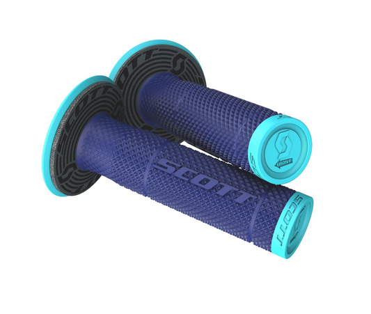 SCOTT SX II BLUE/CYAN GRIPS