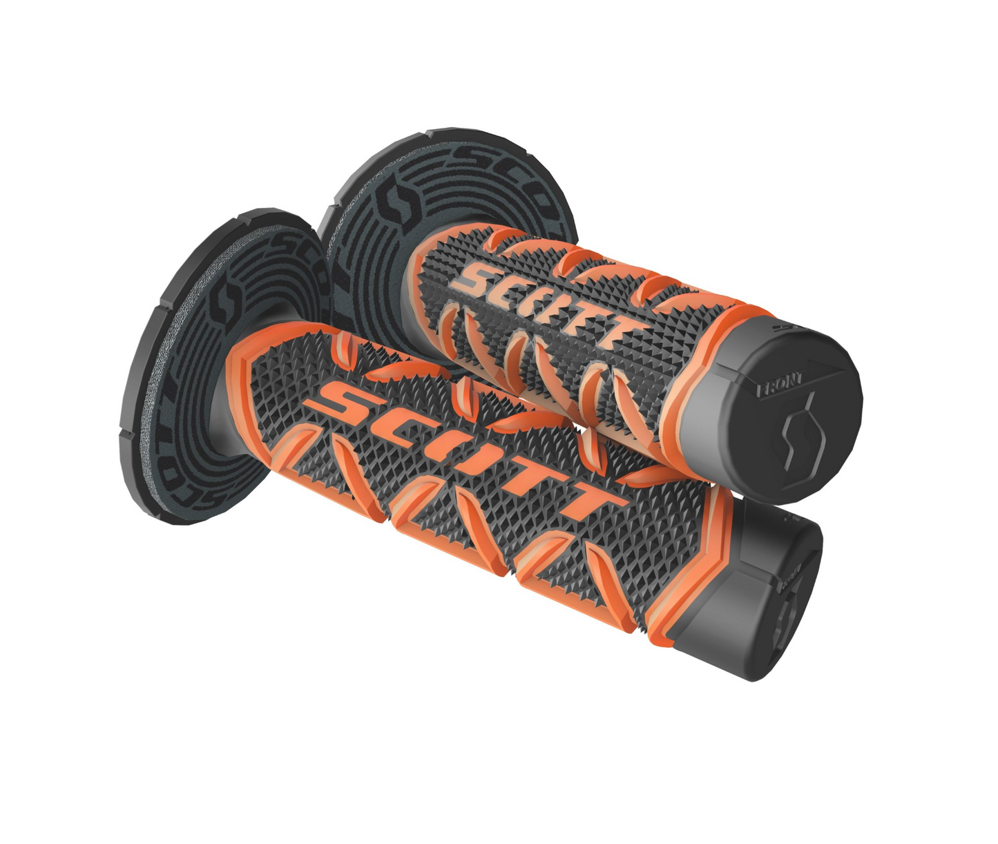 SCOTT DIAMOND BLACK/ORANGE GRIPS