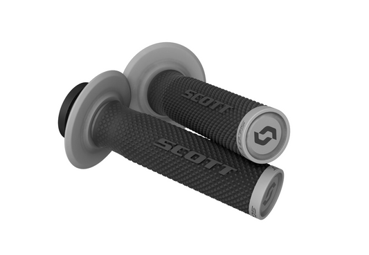 SCOTT SX II BLACK/GREY LOCK ON GRIPS