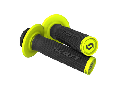 SCOTT SX II BLACK/YELLOW LOCK ON GRIPS