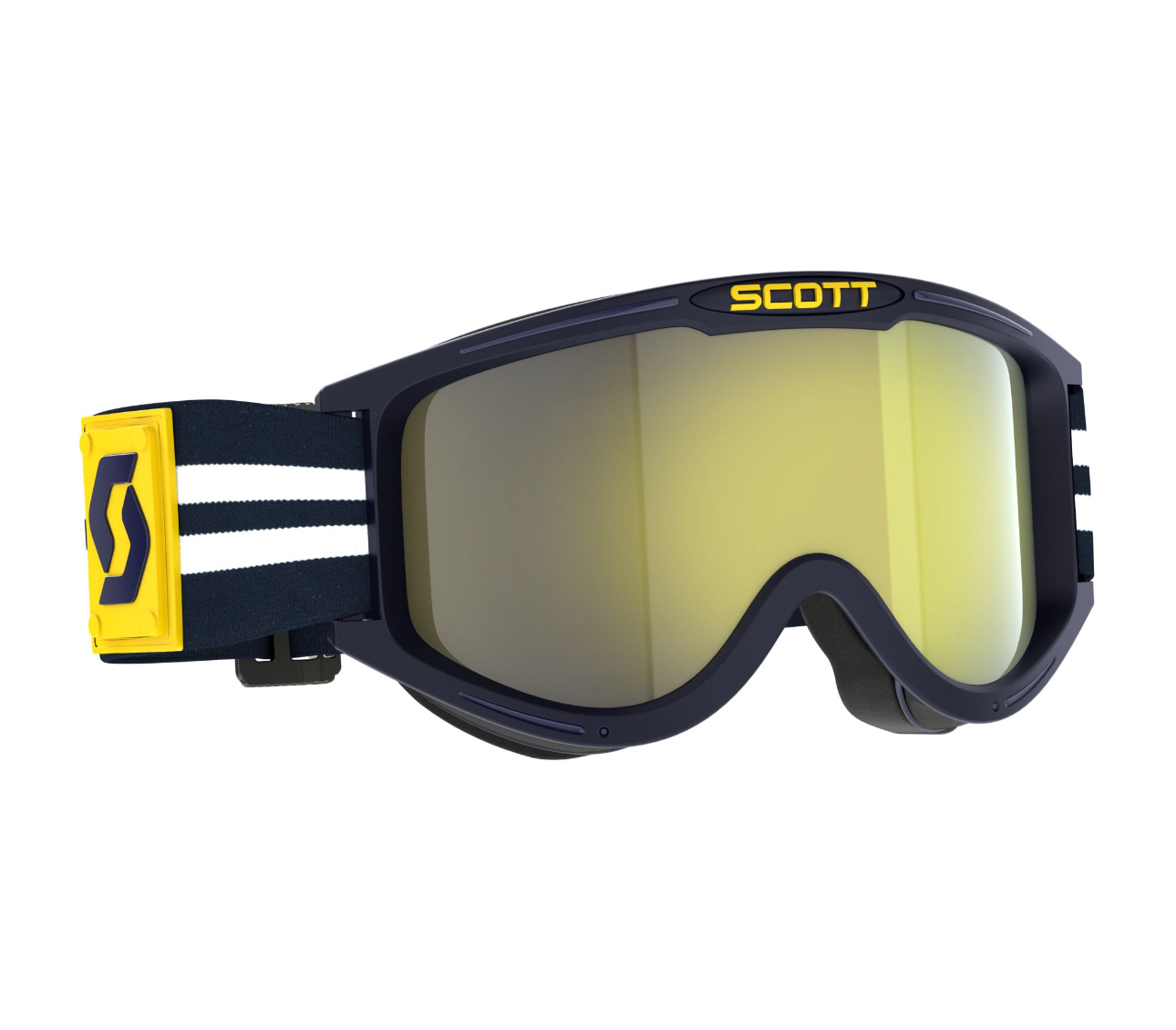 SCOTT 89X ERA BLUE/WHITE/YELLOW CHROME GOGGLES