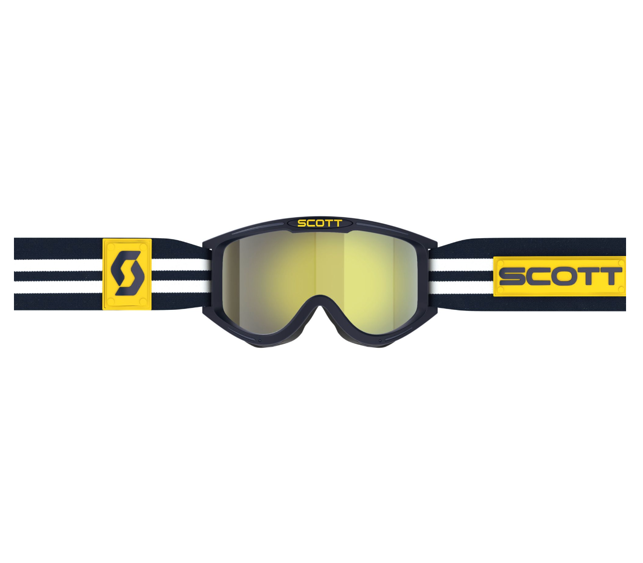 SCOTT 89X ERA BLUE/WHITE/YELLOW CHROME GOGGLES