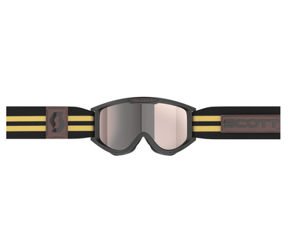 SCOTT 89X ERA BLACK/BEIGE/SILVER CHROME GOGGLES