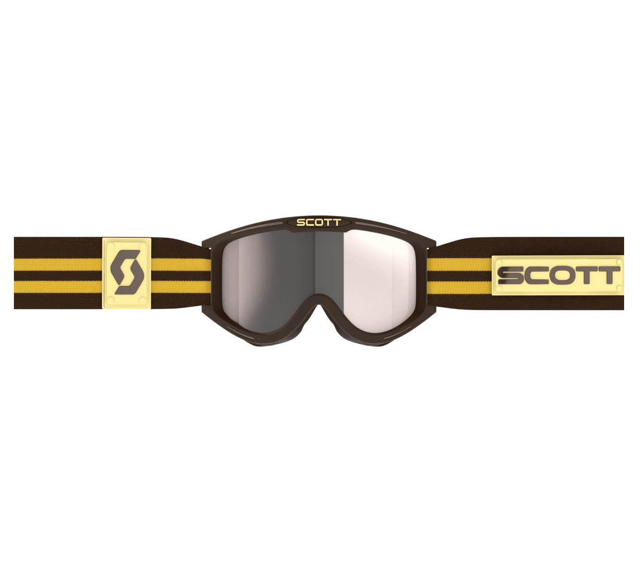 SCOTT 89X ERA BROWN/SILVER CHROME GOGGLES