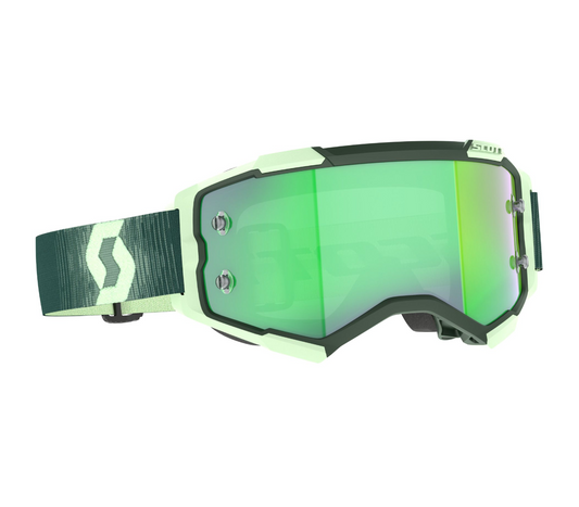 SCOTT FURY DARK GREEN/MINT GREEN/GREEN CHROME WORKS GOGGLES