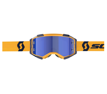 SCOTT FURY DARK YELLOW/DARK BLUE/BLUE CHROME WORKS GOGGLES