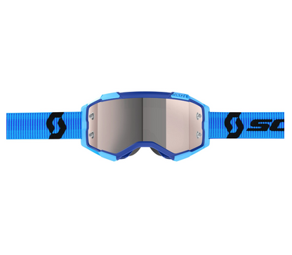 SCOTT FURY BLUE/BLACK/SILVER CHROME WORKS GOGGLES