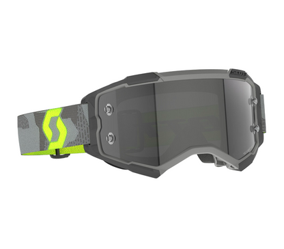 SCOTT FURY LIGHT GREY/NEON YELLOW/LIGHT SENSITIVE GREY WORKS GOGGLES