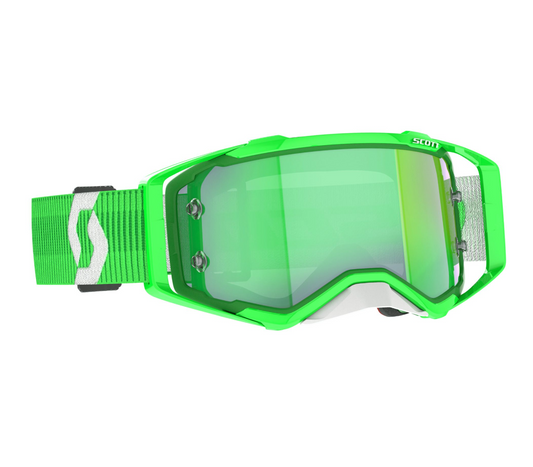 SCOTT PROSPECT GREEN/WHITE/GREEN CHROME WORKS GOGGLES