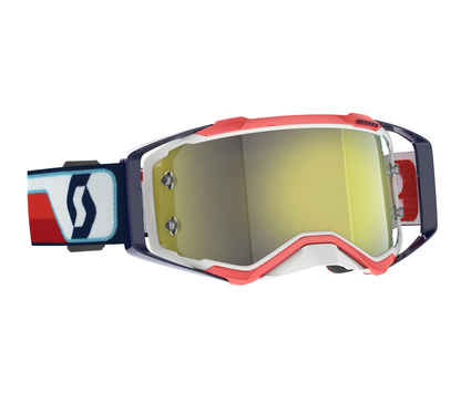 SCOTT PROSPECT RED/WHITE/YELLOW CHROME WORKS GOGGLES