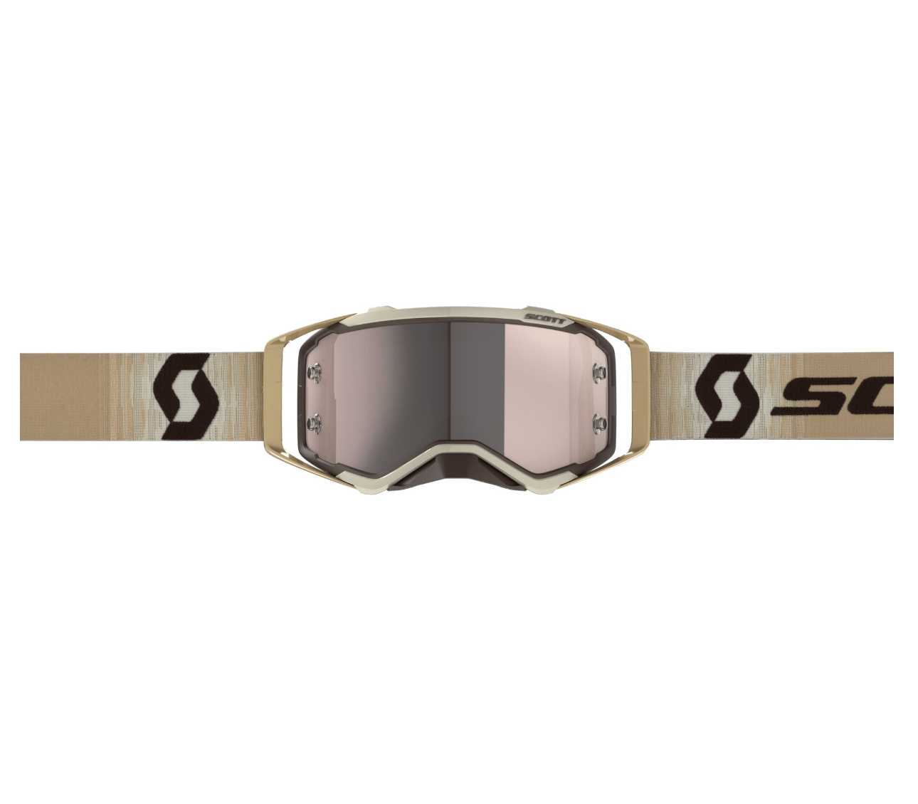 SCOTT PROSPECT BEIGE/BROWN/SILVER CHROME WORKS GOGGLES