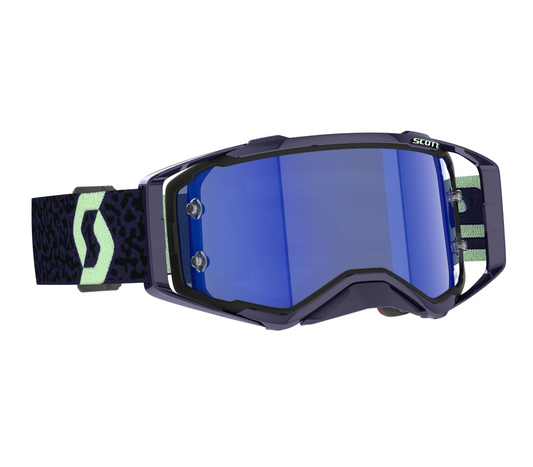 SCOTT PROSPECT AMPLIFIER DARK PURPLE/MINT GREEN/BLUE CHROME WORKS GOGGLES