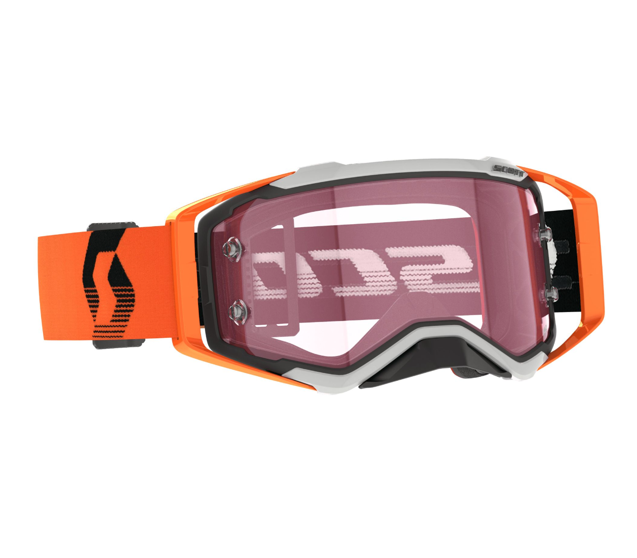 SCOTT PROSPECT AMPLIFIER GREY/ORANGE/ROSE WORKS GOGGLES