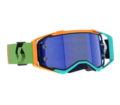 SCOTT PROSPECT AMPLIFIER BLUE/ORANGE/BLUE CHROME WORKS GOGGLES